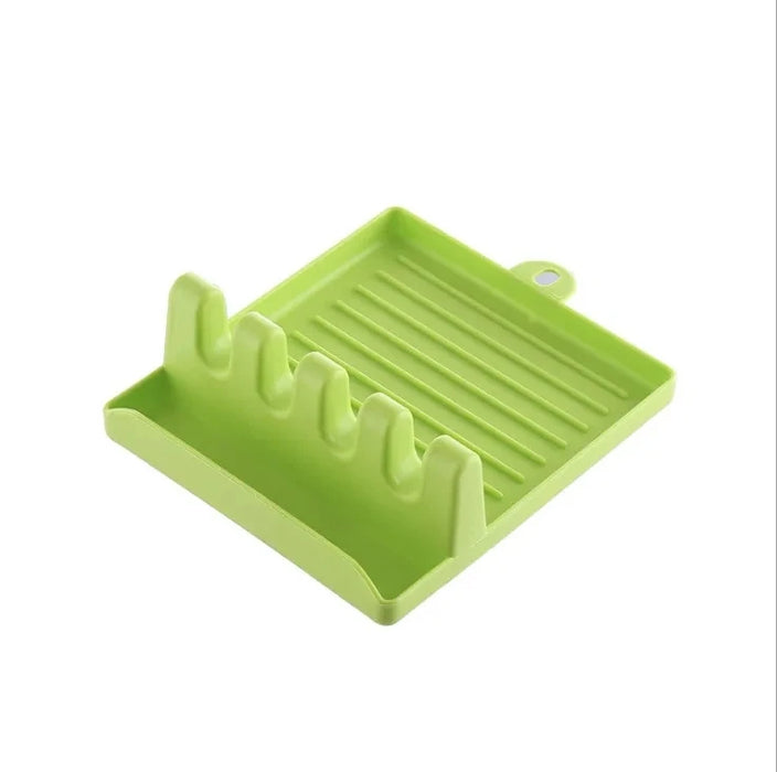 1PC Multi-Functional Kitchen Utensil Holder Pot Lid Rack Spoon Shelf Chopsticks Holder Countertop Spatula Organizer Soup Spoon P