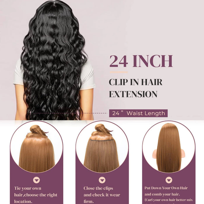 Clip In Hair Extensions 16 CLips 22 Inch