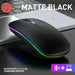 Wireless Mouse RGB Rechargeable Bluetooth