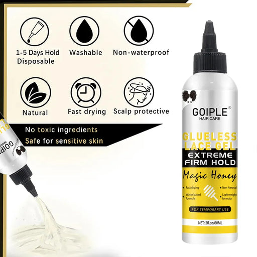 GOIPLE 2fl.oz Washable Glue Less Lace
