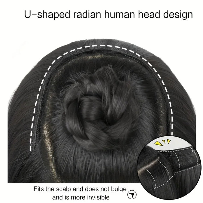 Synthetic Long Wavy U-shaped Clip