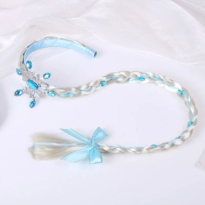 Frozen Wig Braid Princess Hairband