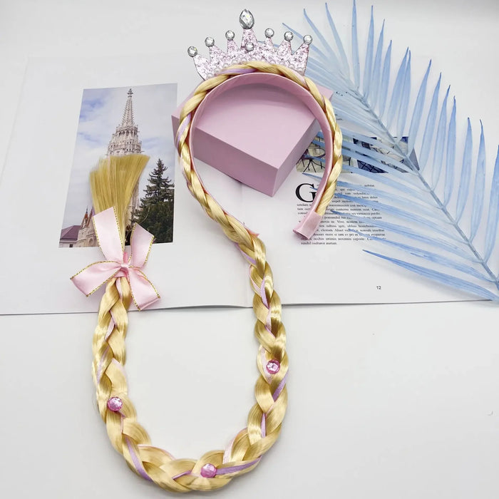 Frozen Wig Braid Princess Hairband