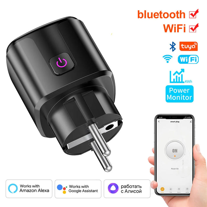 Smart Socket Tuya EU Plug Zigbee