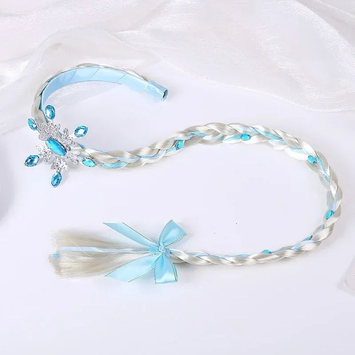 Frozen Wig Braid Princess Hairband