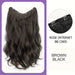 Synthetic Long Wavy U-shaped Clip