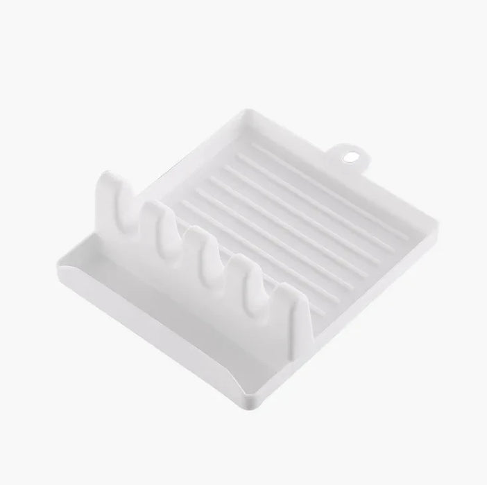 1PC Multi-Functional Kitchen Utensil Holder Pot Lid Rack Spoon Shelf Chopsticks Holder Countertop Spatula Organizer Soup Spoon P