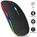 Wireless Mouse RGB Rechargeable Bluetooth