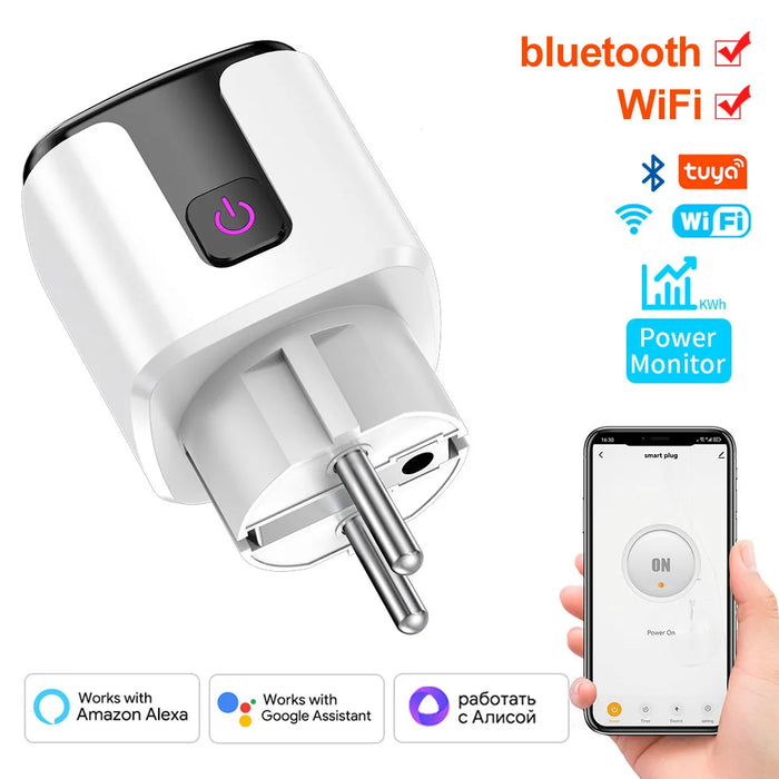 Smart Socket Tuya EU Plug Zigbee