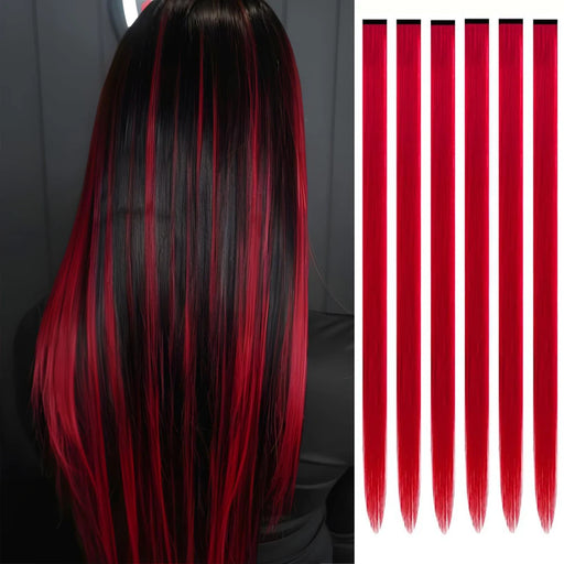 6 Pcs Clip Extensions 24 Inch