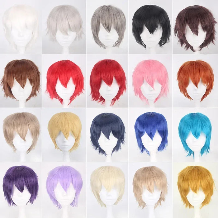 Men Women Synthetic Anime Cosplay