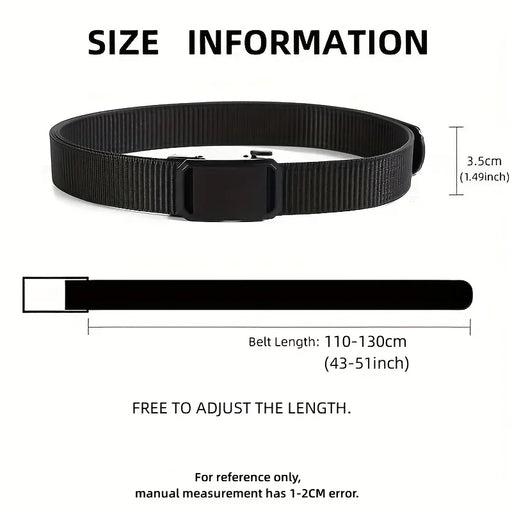 New Automatic Buckle Belt Canvas