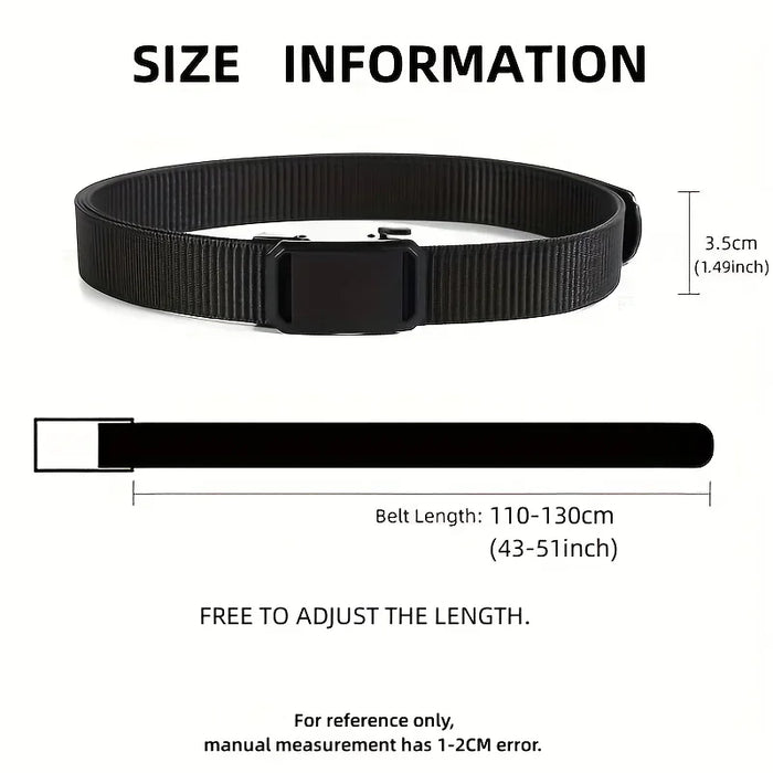 New Automatic Buckle Belt Canvas