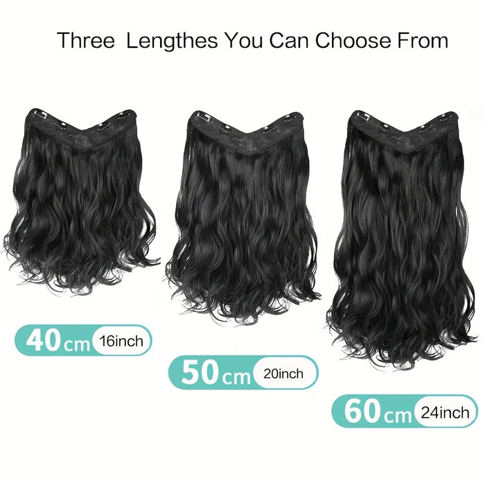Synthetic Long Wavy U-shaped Clip
