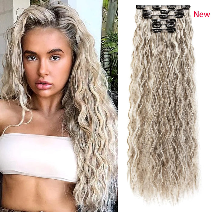 Clip In Hair Extensions 16 CLips 22 Inch