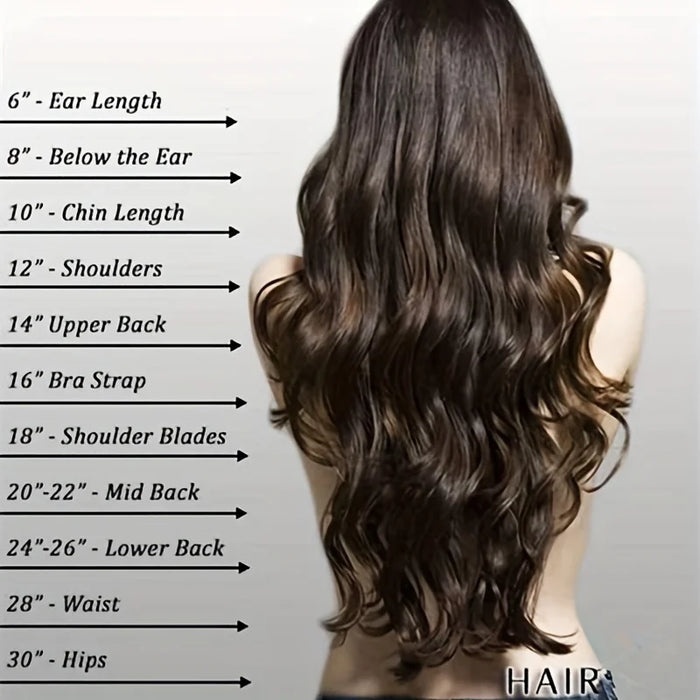 Synthetic Long Wavy U-shaped Clip