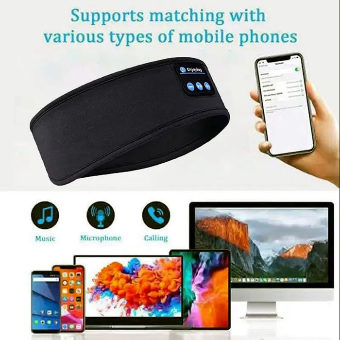 New Bluetooth Sleep Headset Wireless Headphones Music Eye Mask sleep