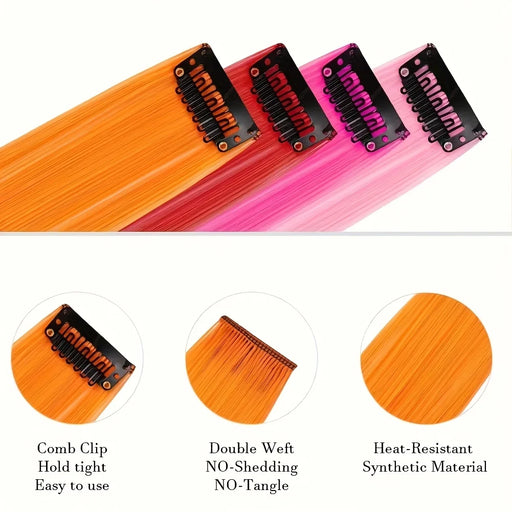 6 Pcs Clip Extensions 24 Inch