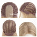 Synthetic wig linen long straight hair