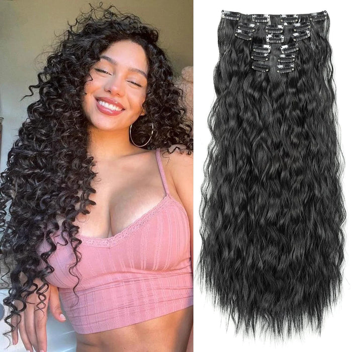 Clip In Hair Extensions 16 CLips 22 Inch