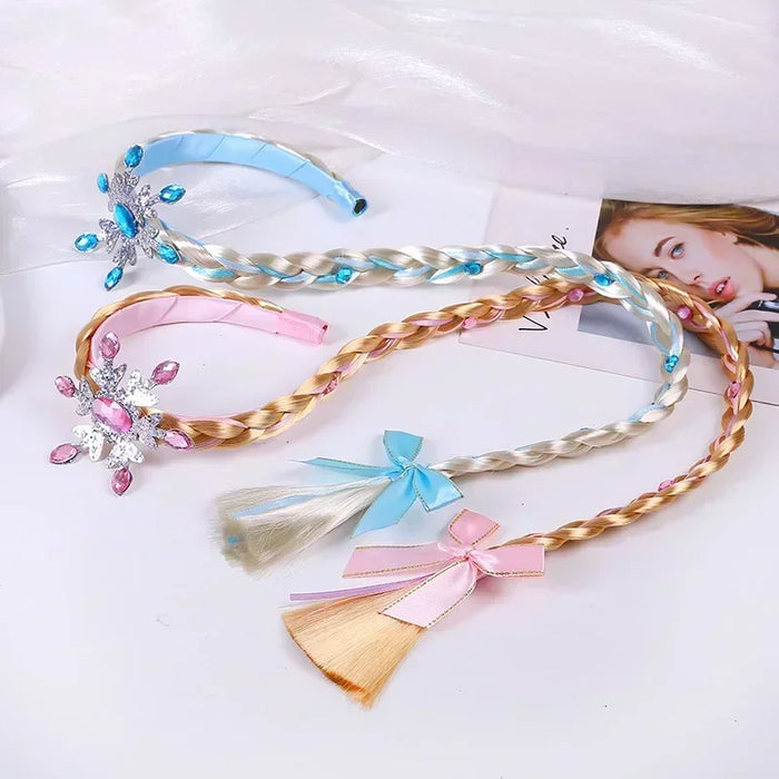 Frozen Wig Braid Princess Hairband