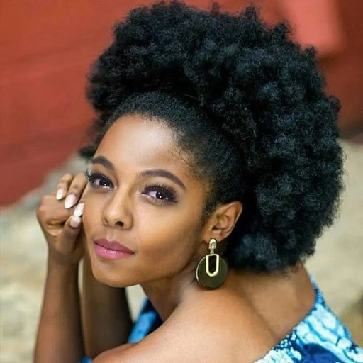 Synthetic 10Inch Big Afro Puff 