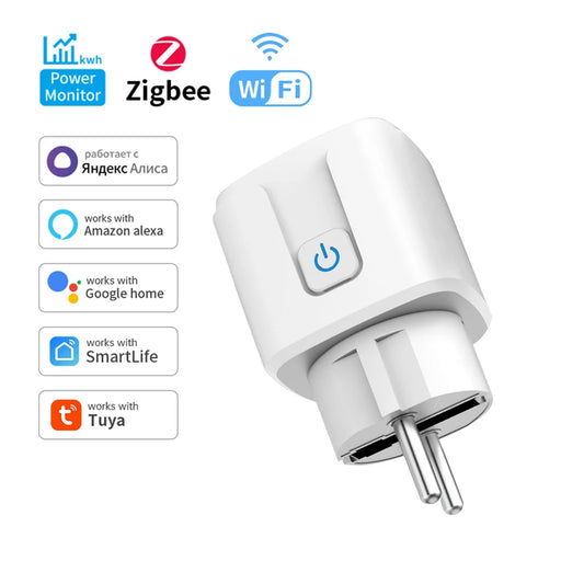 Smart Socket Tuya EU Plug Zigbee