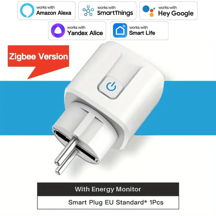 Smart Socket Tuya EU Plug Zigbee
