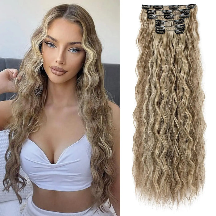 Clip In Hair Extensions 16 CLips 22 Inch