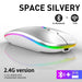 Wireless Mouse RGB Rechargeable Bluetooth