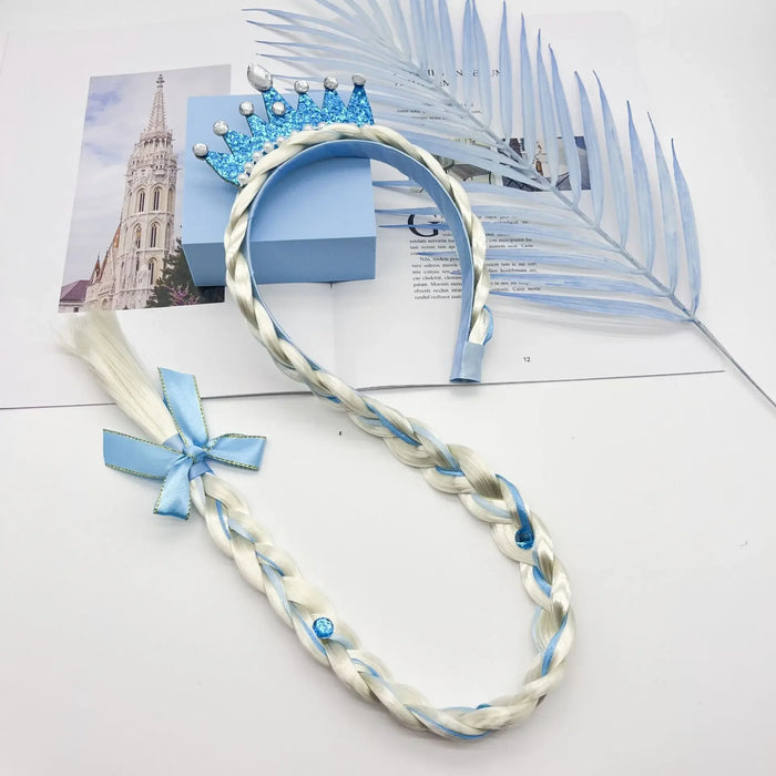 Frozen Wig Braid Princess Hairband