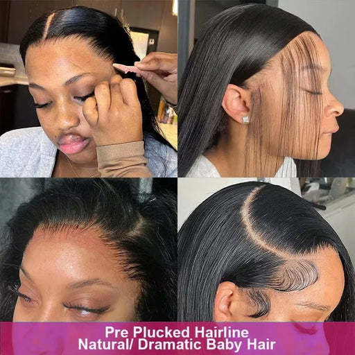 Straight Lace Front Wigs Human Hair