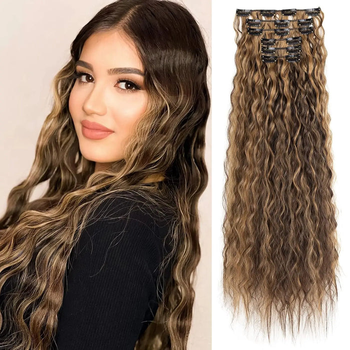 Clip In Hair Extensions 16 CLips 22 Inch