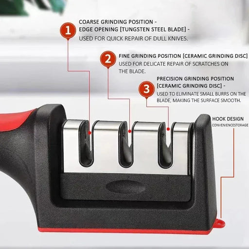 34-Segment Kitchen Knife Sharpener