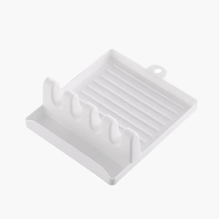 1PC Multi-Functional Kitchen Utensil Holder Pot Lid Rack Spoon Shelf Chopsticks Holder Countertop Spatula Organizer Soup Spoon P