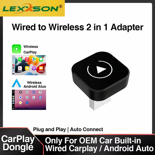 2in1 Wireless CarPlay Dongle Wireless