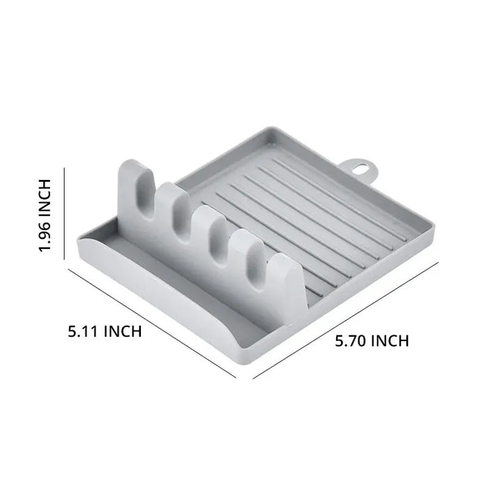 1PC Multi-Functional Kitchen Utensil Holder Pot Lid Rack Spoon Shelf Chopsticks Holder Countertop Spatula Organizer Soup Spoon P