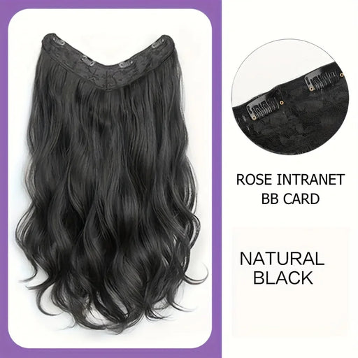 Synthetic Long Wavy U-shaped Clip