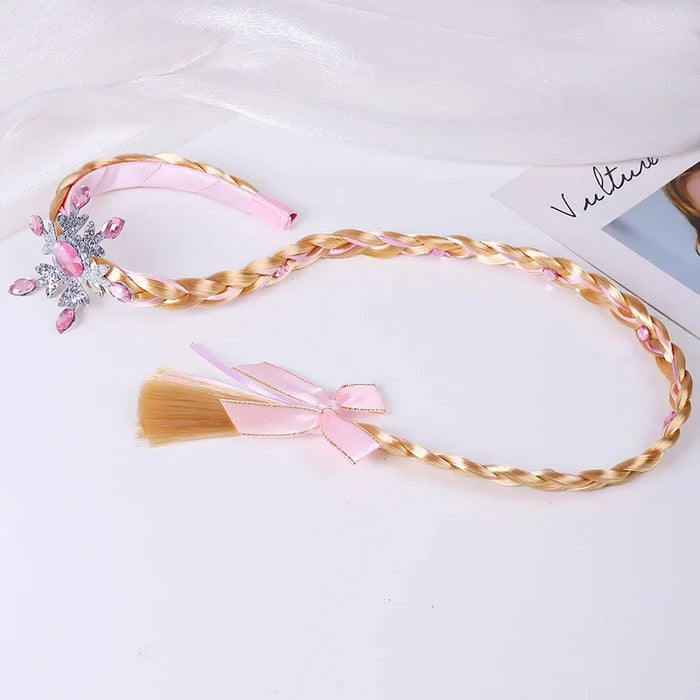 Frozen Wig Braid Princess Hairband
