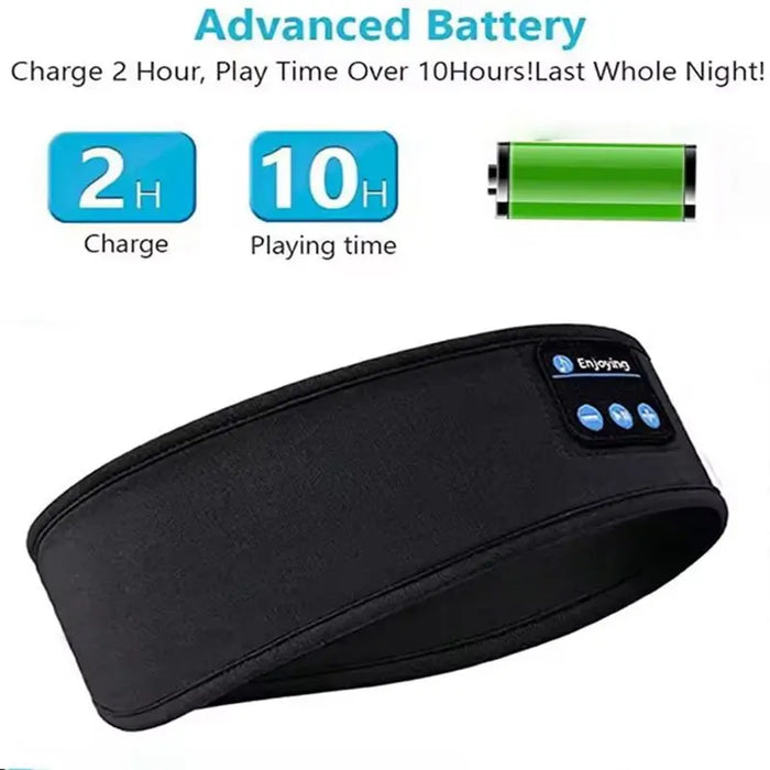 New Bluetooth Sleep Headset Wireless Headphones Music Eye Mask sleep