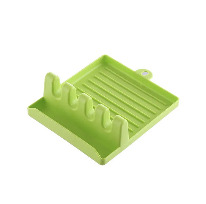 1PC Multi-Functional Kitchen Utensil Holder Pot Lid Rack Spoon Shelf Chopsticks Holder Countertop Spatula Organizer Soup Spoon P