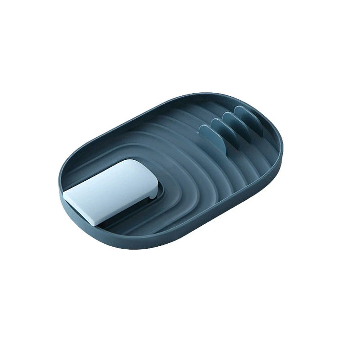 1PC Multi-Functional Kitchen Utensil Holder Pot Lid Rack Spoon Shelf Chopsticks Holder Countertop Spatula Organizer Soup Spoon P