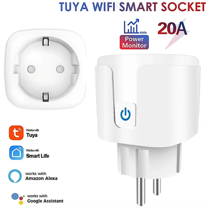 Smart Socket Tuya EU Plug Zigbee