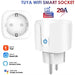 Smart Socket Tuya EU Plug Zigbee