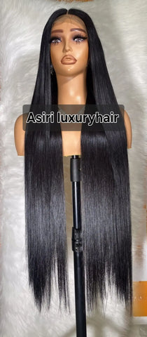 Raw Donor Wig with Swiss Lace Frontal